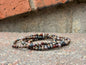 4mm Faceted Natural Pietersite Crystal Stretch Bracelets