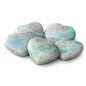 Natural Crystal Gemstone Caribbean Calcite Hearts 1/2 lb 8 oz
