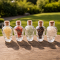 Halloween Style Skull Jar Chipstone Gemstone Crystal Bottles