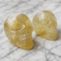 Citrine Crystal Gemstone Skulls Natural Crystal Gemstone Carving