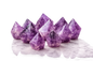 Natural Gemstone Crystal Amethyst Point Energy Carving 1/2 lb 8 oz