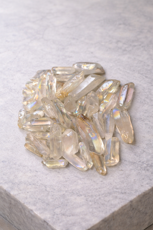Angel Aura Quartz Points 8 oz Wholesale Special Bulk Crystal Lot