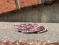 4mm Faceted Natural Phosphosiderite Crystal Stretch Bracelets