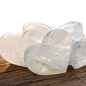 Natural Crystal Gemstone Clear Quartz Hearts 1/2 lb 8 oz