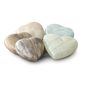 Natural Crystal Gemstone Pistachio Calcite Hearts 1/2 lb 8 oz