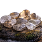 Natural Crystal Gemstone Smoky Quartz Hearts 1/2 lb 8 oz